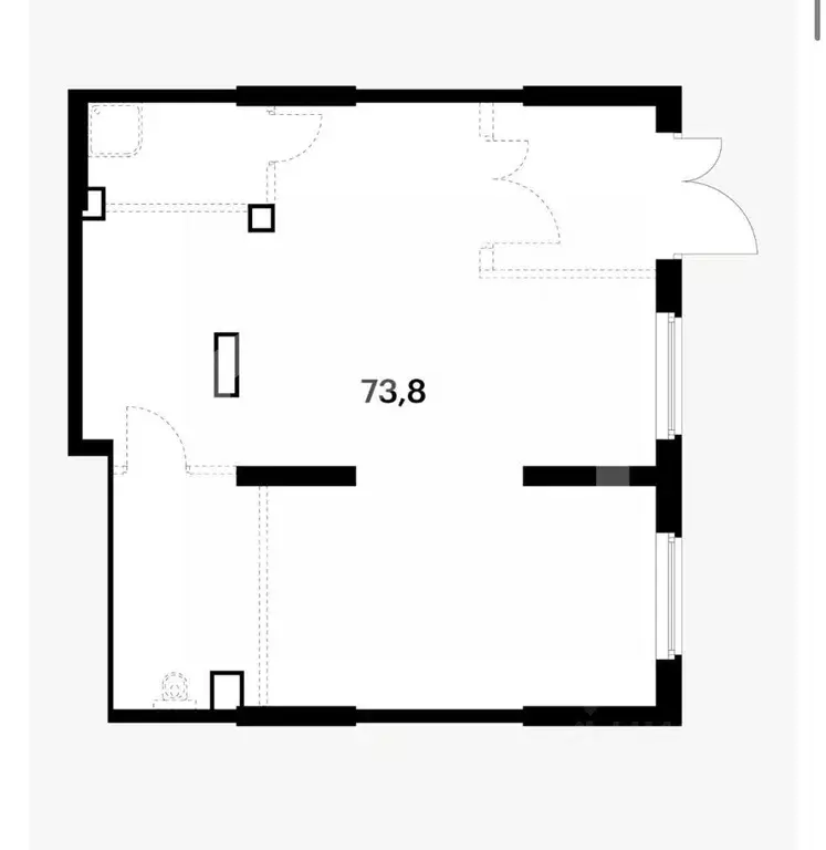 Помещение свободного назначения в Москва Сигнальный 16 жилой комплекс, ... - Фото 1