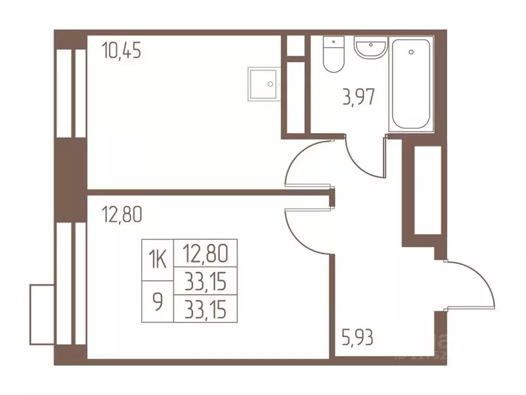 1-к кв. Московская область, Ивантеевка Пушкинский городской округ, ... - Фото 1