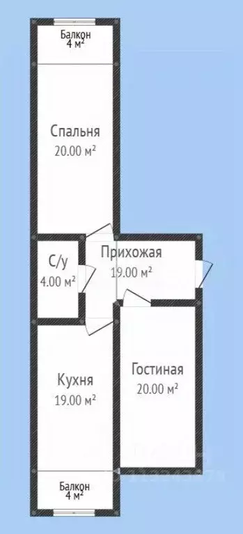 2-к кв. Дагестан, Махачкала ул. Перова, 13Б (93.0 м) - Фото 1
