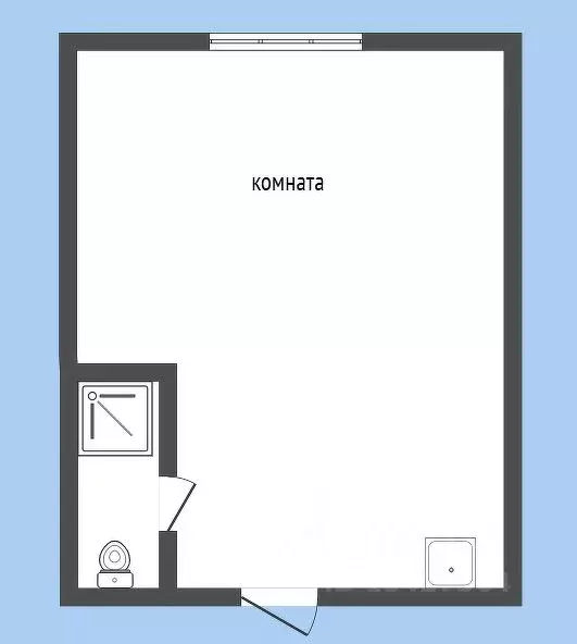 Студия Курганская область, Курган Заозерный жилрайон, 1-й мкр, ул. ... - Фото 2