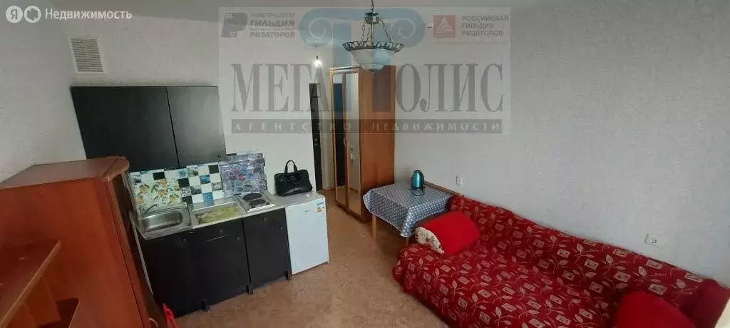 Квартира-студия: Нижний Новгород, Бурнаковская улица, 77 (16.9 м) - Фото 0