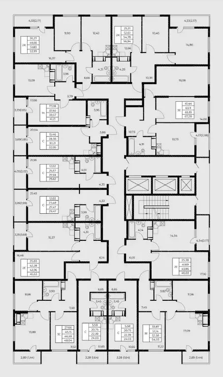 2-к кв. Ростовская область, Ростов-на-Дону Звезда Столицы 2 жилой ... - Фото 2