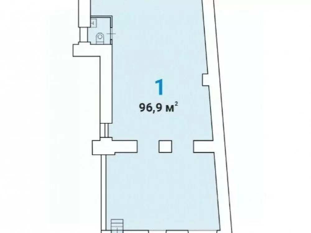 Торговая площадь в Москва Малая Бронная ул., 4 (97 м) - Фото 2