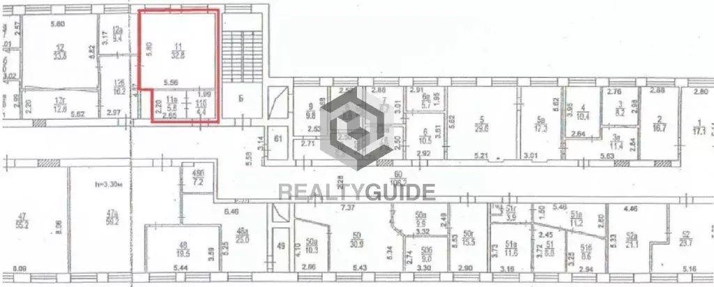 Офис в Москва 2-й Верхний Михайловский проезд, 9С2 (43 м) - Фото 1