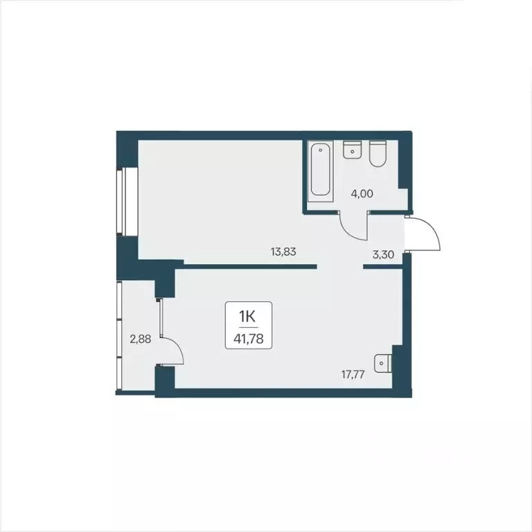 1-к кв. Новосибирская область, Новосибирск ул. Дуси Ковальчук, 385 ... - Фото 1