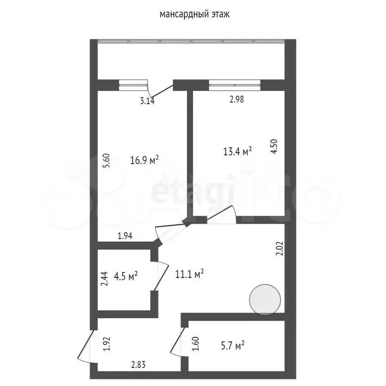 3-к. квартира, 104 м, 5/5 эт. - Фото 0