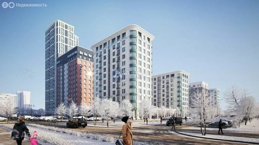 1-комнатная квартира: Тюмень, улица Пожарных и Спасателей, 2 (36.1 м) - Фото 2