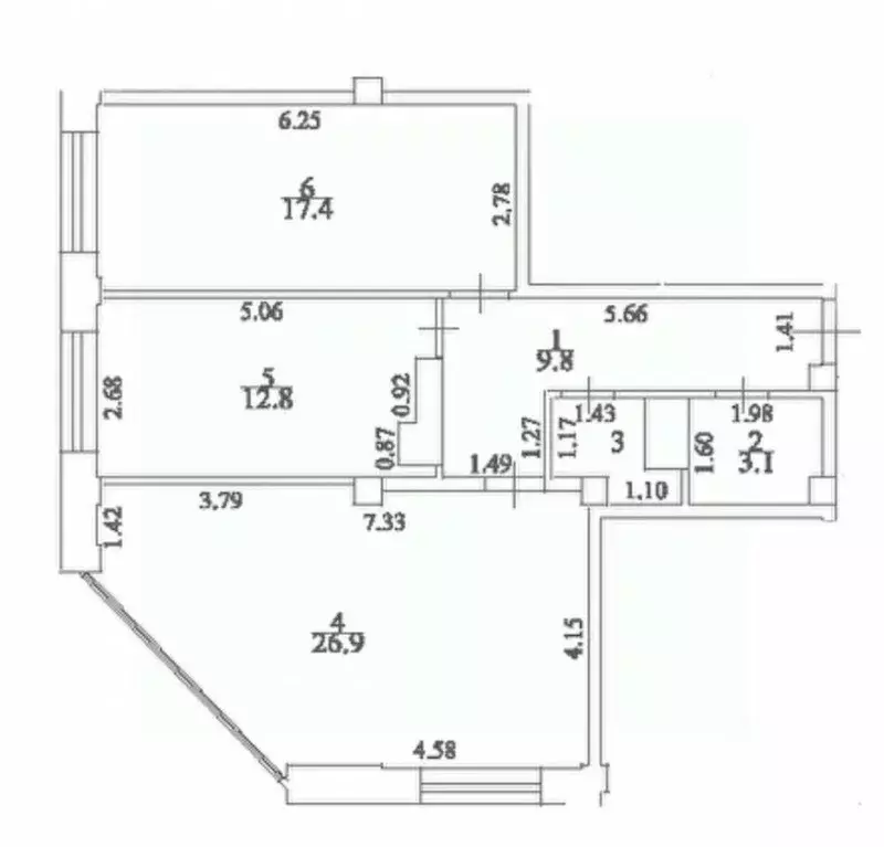 2-к кв. Ставропольский край, Ессентуки Октябрьская ул., 8 (72.3 м) - Фото 1