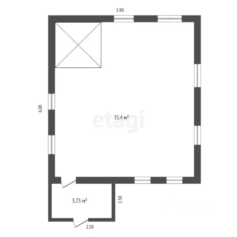 Дом в Башкортостан, Ишимбайский район, Петровский сельсовет, д. ... - Фото 2