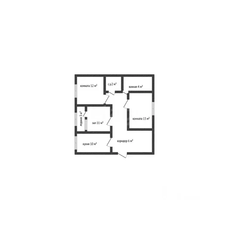 3-к кв. Адыгея, Майкоп ул. 12 Марта, 130/1 (62.2 м) - Фото 2