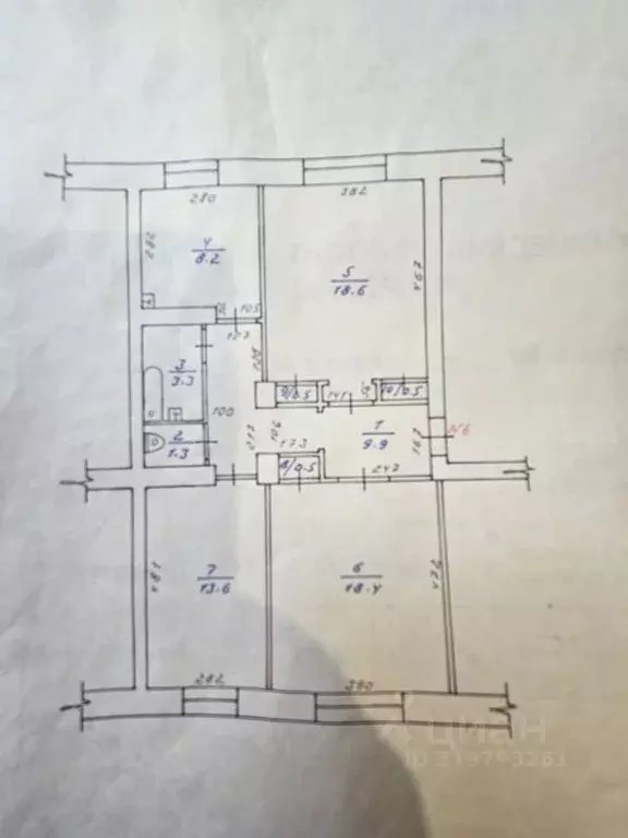 3-к кв. Томская область, Северск ул. Ленина, 18 (75.0 м) - Фото 0
