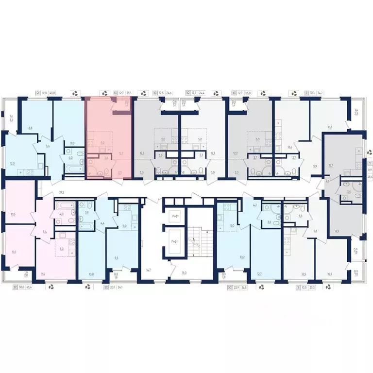 1-к кв. Башкортостан, Уфа ул. Евгения Столярова, 13 (25.1 м) - Фото 2