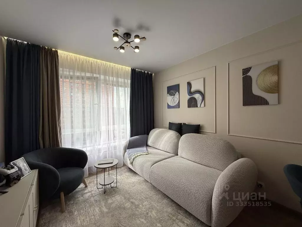 Квартира, 2 комнаты, 55.3 м - Фото 1