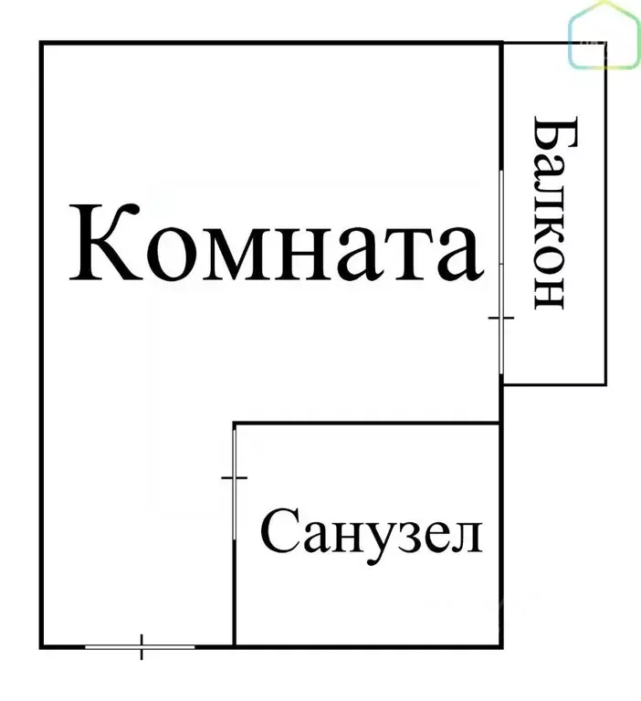 Студия Рязанская область, Рязань ул. Бирюзова, 20 (13.1 м) - Фото 1