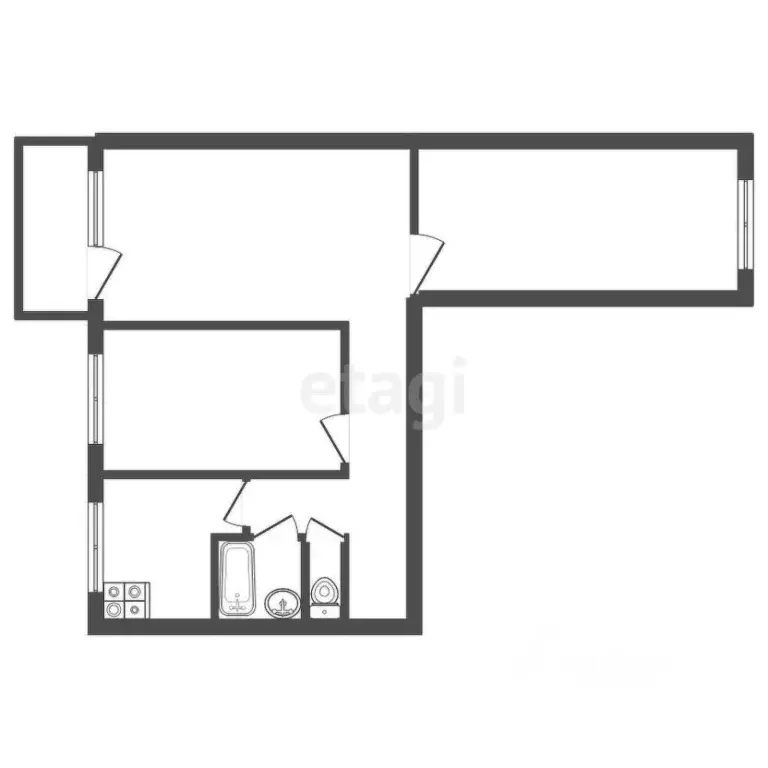 3-к кв. Владимирская область, Ковров ул. Федорова, 91/1 (59.1 м) - Фото 1