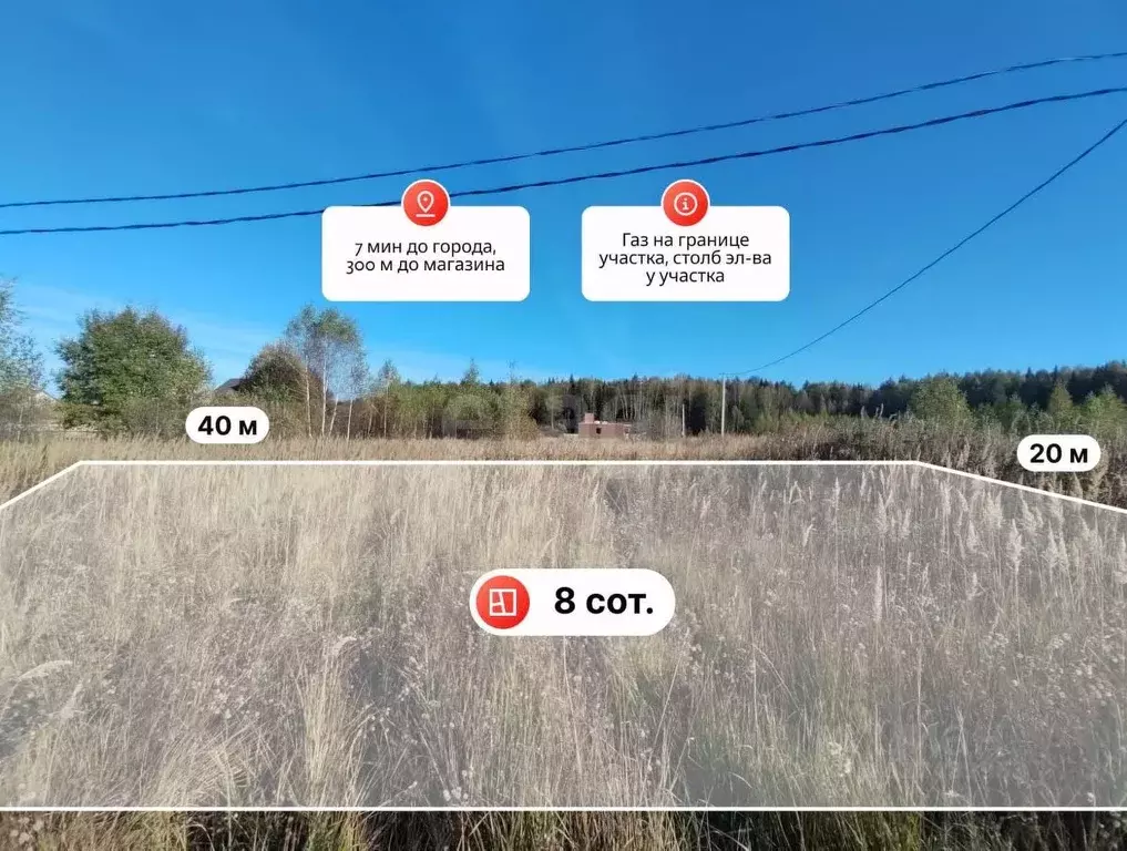 Участок в Костромская область, Костромской район, Бакшеевское с/пос, ... - Фото 1