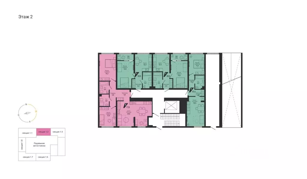 1-к кв. Свердловская область, Екатеринбург Вторчермет жилрайон,  (38.9 ... - Фото 1