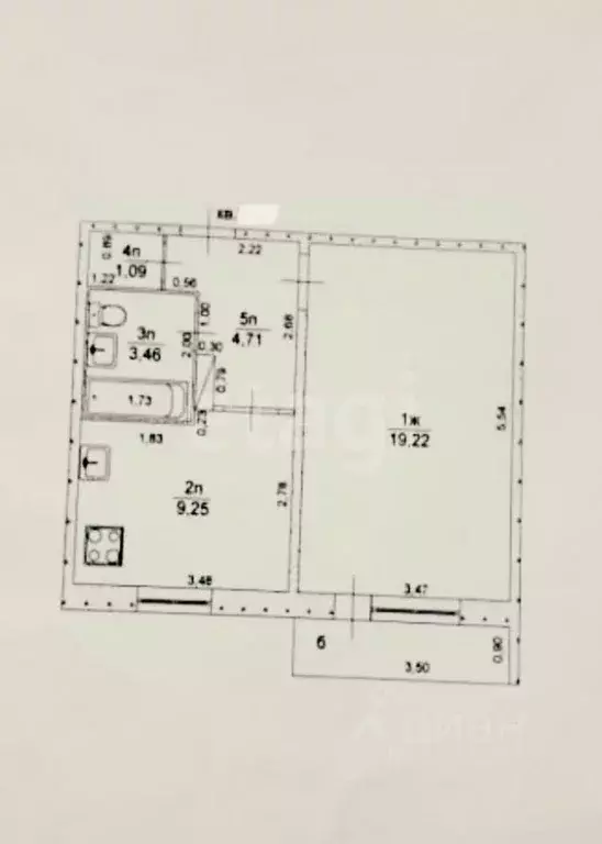 1-к кв. Ульяновская область, Ульяновск Ульяновский просп., 15 (37.7 м) - Фото 2