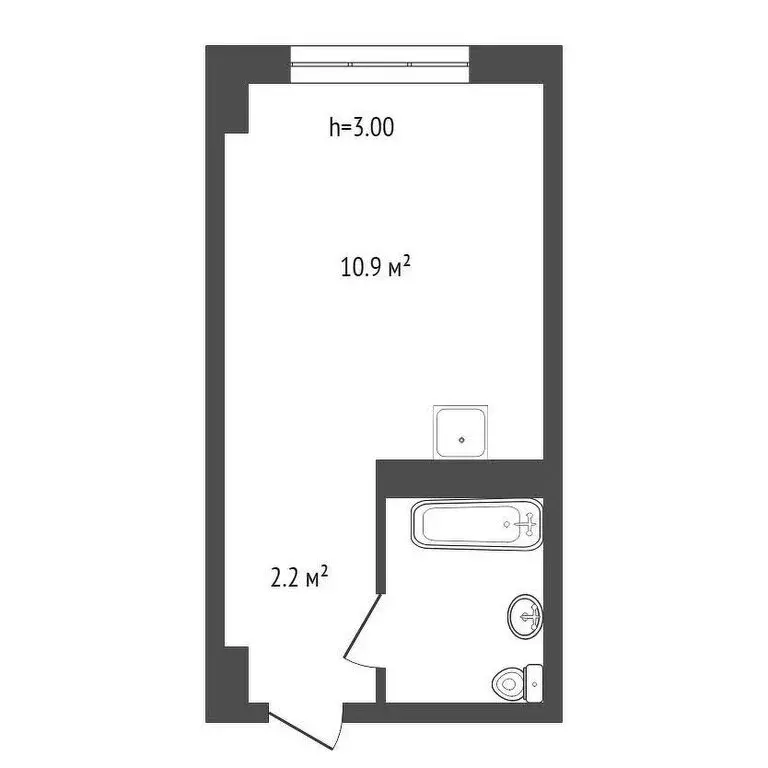 1к в -комнатной квартире (16.5 м) - Фото 1