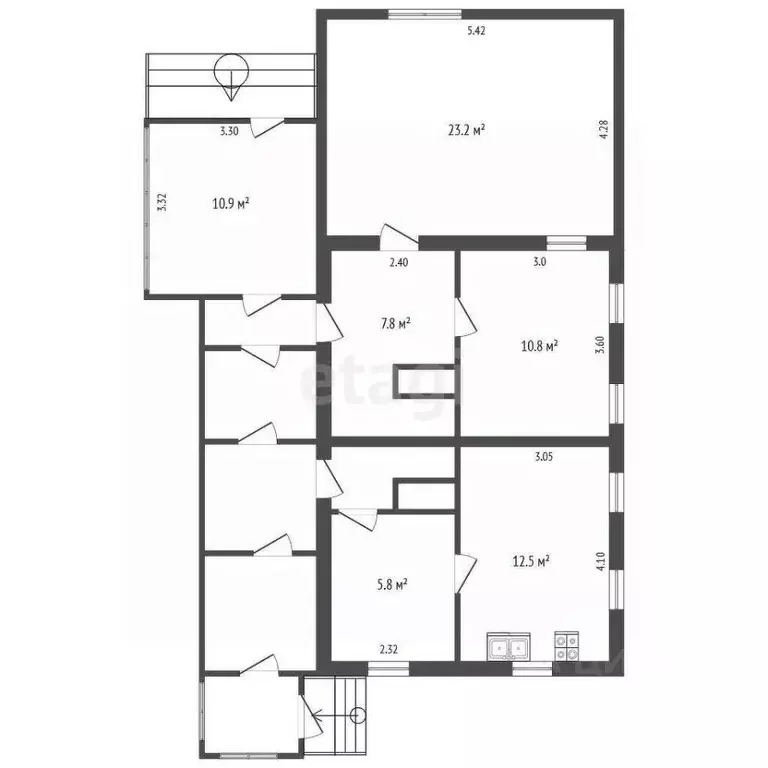 Дом в Челябинская область, Пласт Диановская ул., 12 (20 м) - Фото 2