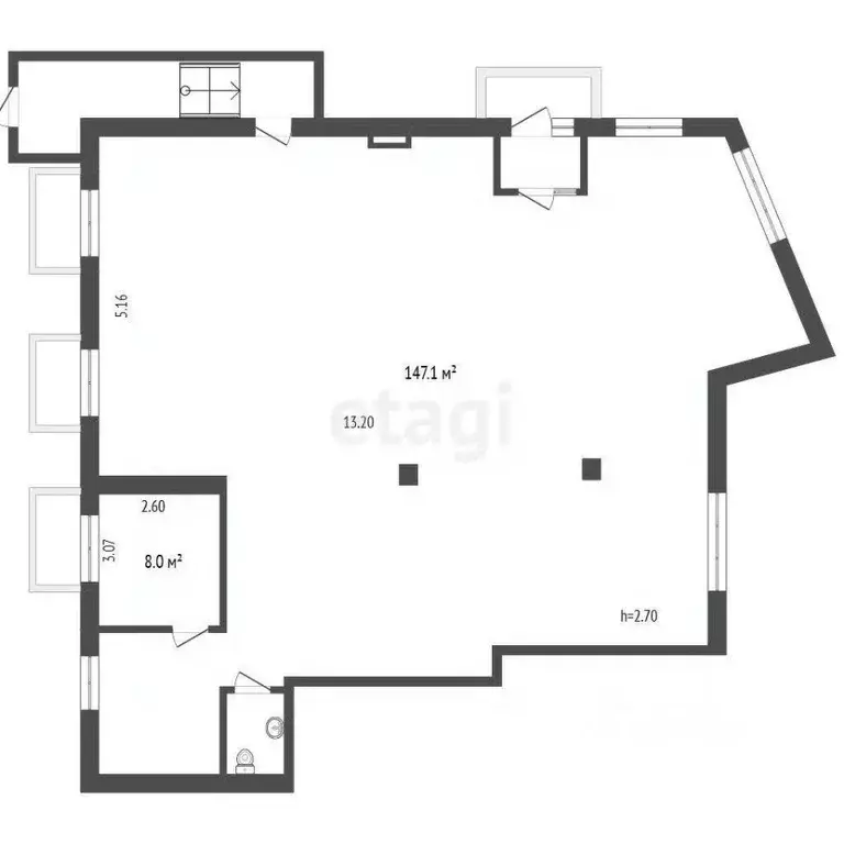 Торговая площадь в Архангельская область, Архангельск ул. Логинова, 20 ... - Фото 2