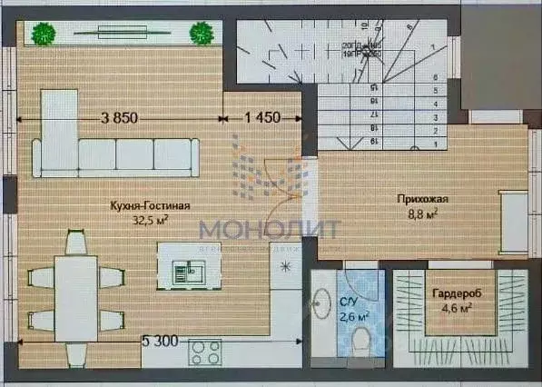 Таунхаус в Москва пос. Газопровод, ул. 2-я Лесные Поляны, 2 (180 м) - Фото 1