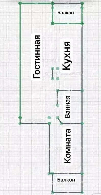 2-к кв. Татарстан, Казань ул. Аметьевская магистраль, 16к1 (65.4 м) - Фото 2