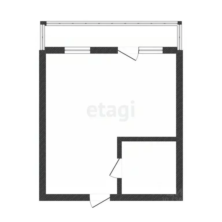 1-к кв. Иркутская область, Иркутск ул. Седова, 71 (34.6 м) - Фото 2