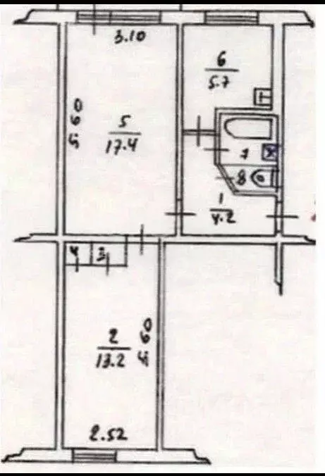 2-к кв. Челябинская область, Челябинск просп. Ленина, 36 (41.2 м) - Фото 2