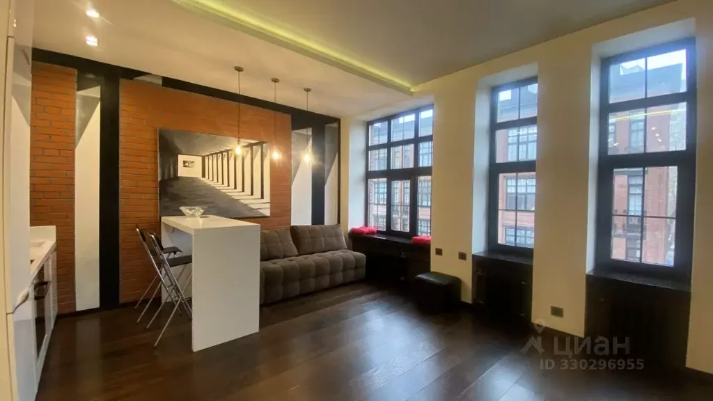 Студия Москва Духовской пер., 17С10 (36.0 м) - Фото 1