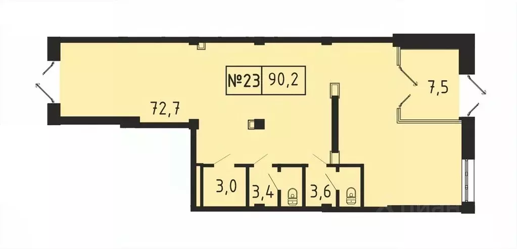 Офис в Московская область, Мытищи городской округ, д. Пирогово ... - Фото 1