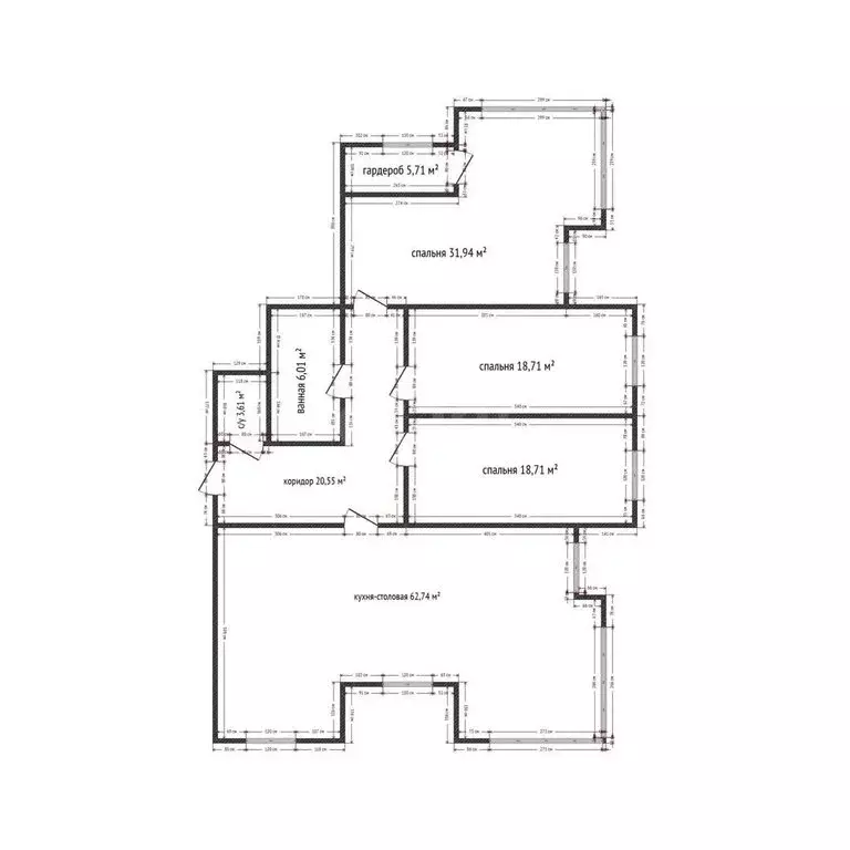 4-комнатная квартира: Махачкала, проспект Гамидова, 18К (170 м) - Фото 1