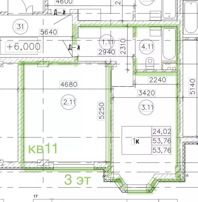 1-к кв. Курская область, Курчатов Молодежная ул., 26 (53.76 м) - Фото 1