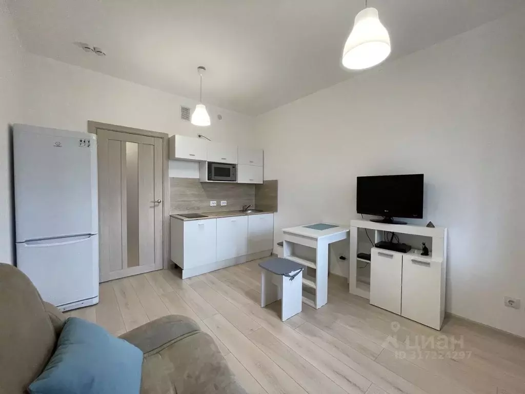 Студия Санкт-Петербург аллея Арцеуловская, 9 (23.0 м) - Фото 1