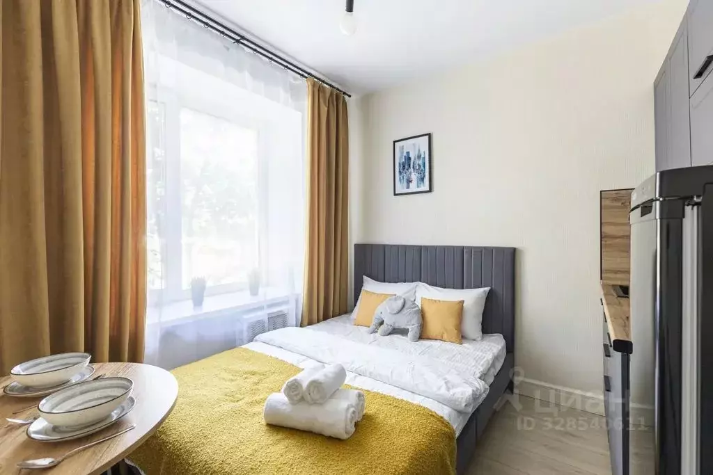 Студия Москва 4-й Рощинский проезд, 7/17 (18.0 м) - Фото 2