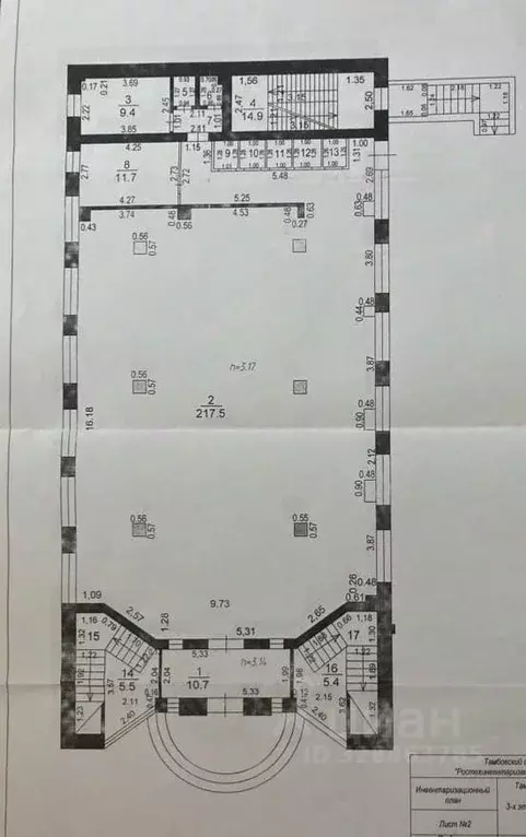 Помещение свободного назначения в Тамбовская область, Тамбов Красная ... - Фото 2