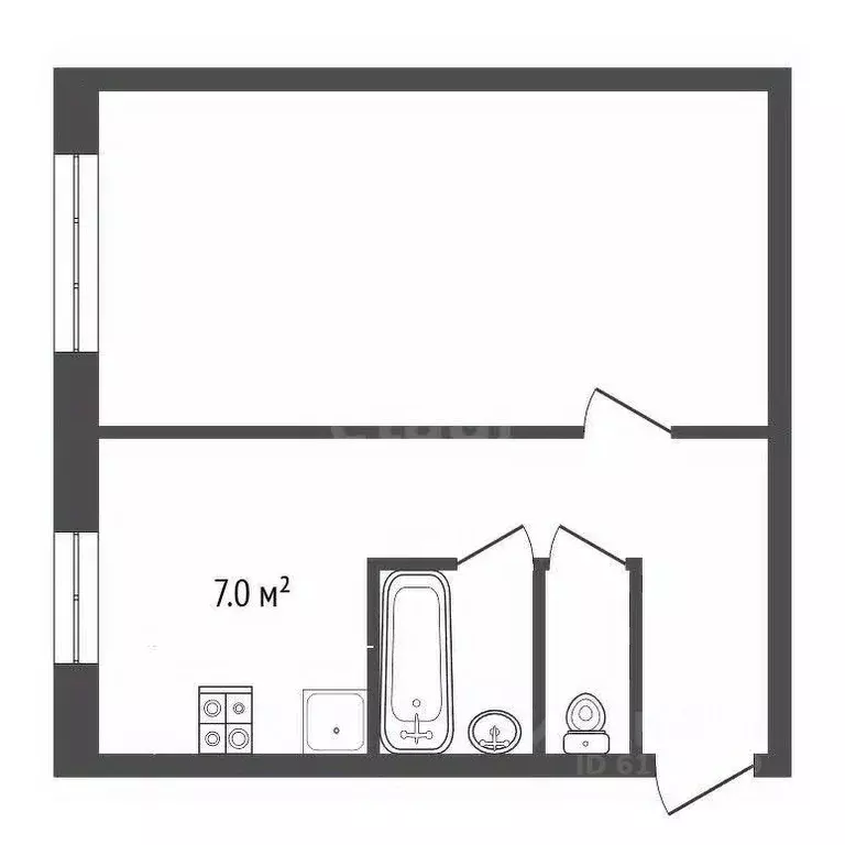 1-к кв. Мордовия, Саранск Серадзская ул., 13А (33.2 м) - Фото 2