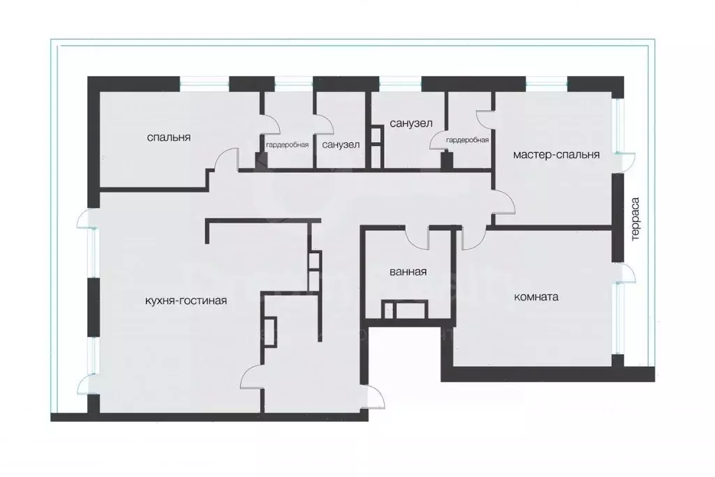 4-к кв. Москва Минская ул., 2Вк5 (225.7 м) - Фото 2