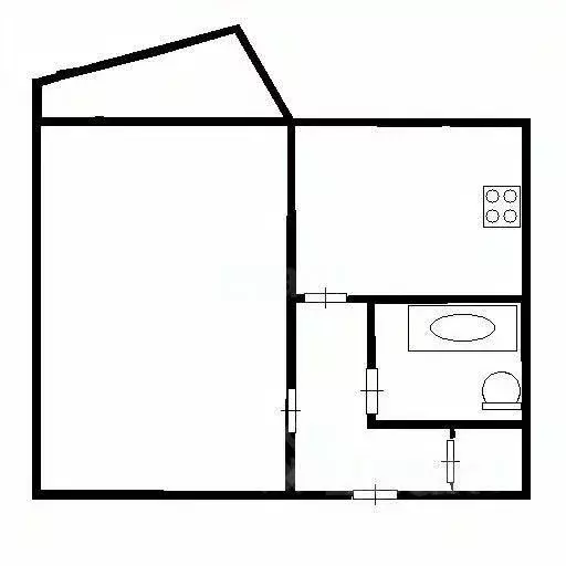1-к кв. Омская область, Омск ул. Степанца, 8А (37.0 м) - Фото 0