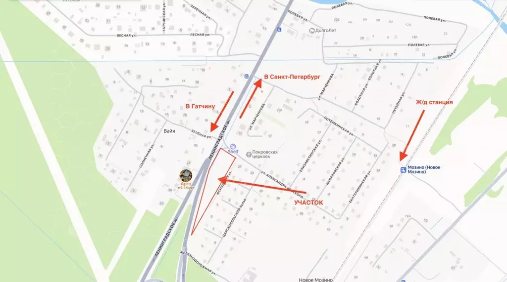 Участок в Ленинградская область, Гатчинский муниципальный округ, д. ... - Фото 1