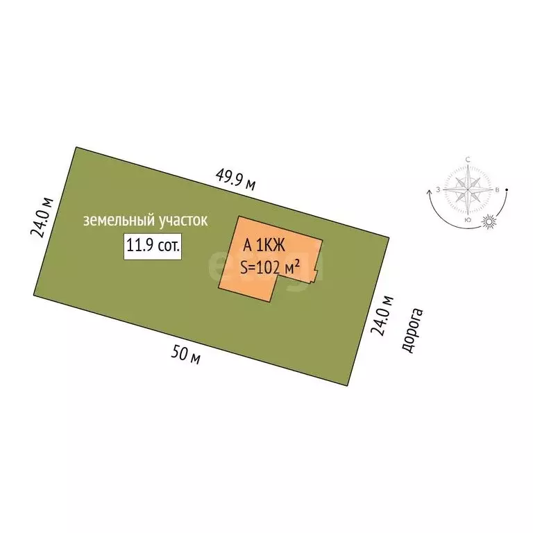 Дом в Тюмень, садовое товарищество Яблонька, Полевая улица (102 м) - Фото 1