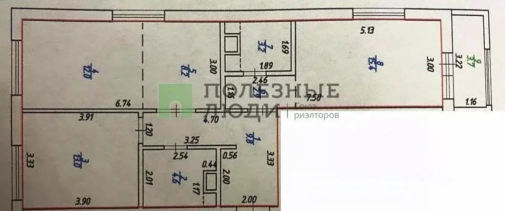 3-к кв. Удмуртия, Ижевск ул. Холмогорова, 105 (70.4 м) - Фото 1