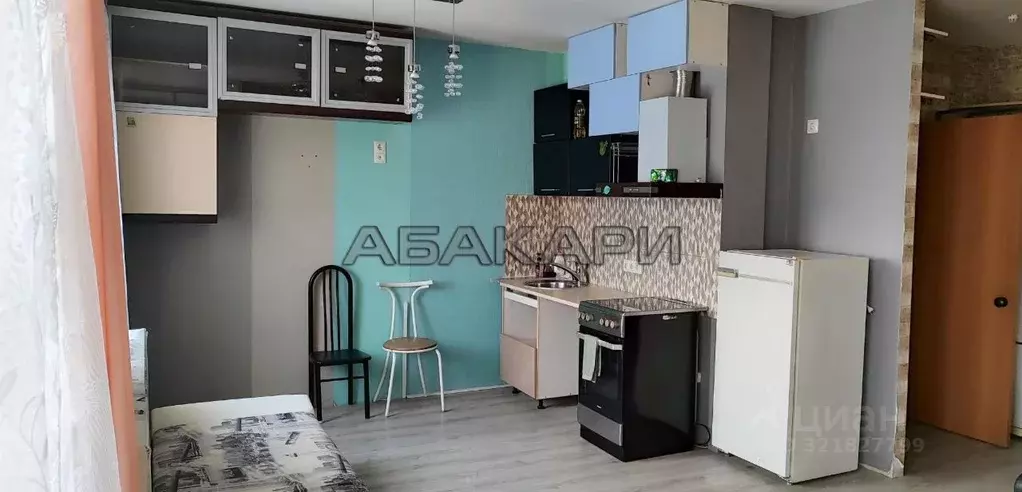 1-к кв. Красноярский край, Красноярск Северный мкр, пер. ... - Фото 1