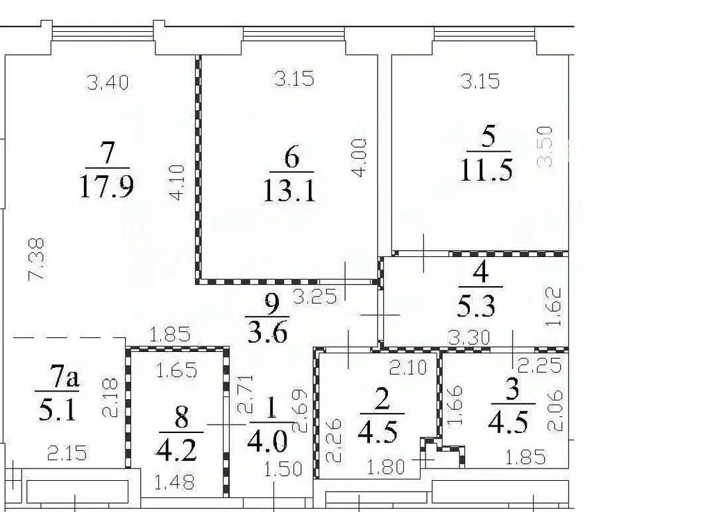 2-к кв. Москва ул. Академика Королева, 21 (74.0 м) - Фото 2