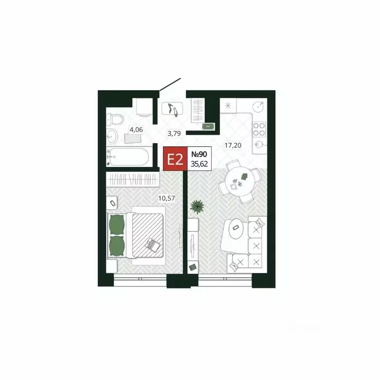 1-к кв. Тульская область, Тула Мясново мкр, Желания жилой комплекс ... - Фото 0