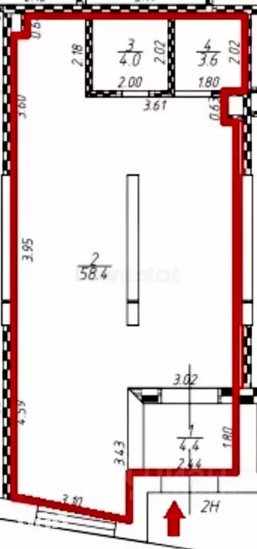 Помещение свободного назначения в Москва 6-я Радиальная ул., 7/1к1 (70 ... - Фото 1