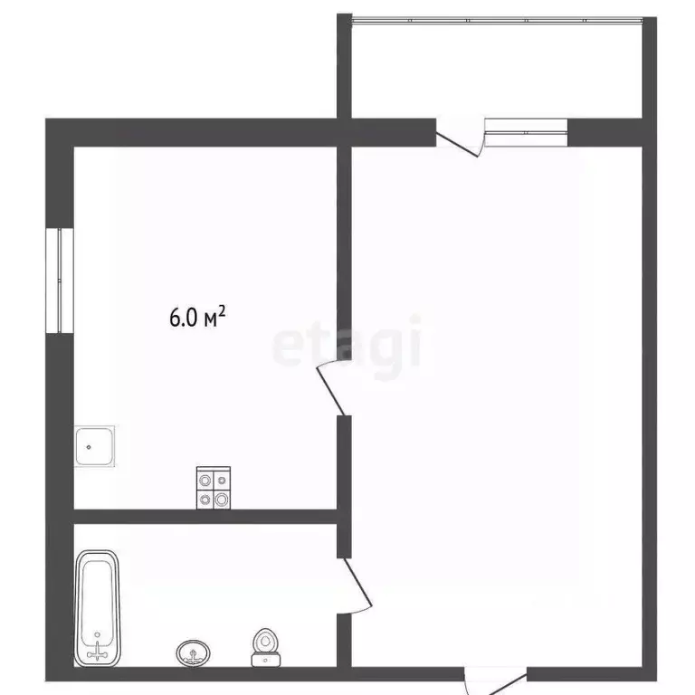 1-к кв. Ставропольский край, Кисловодск ул. Андрея Губина (29.2 м) - Фото 2