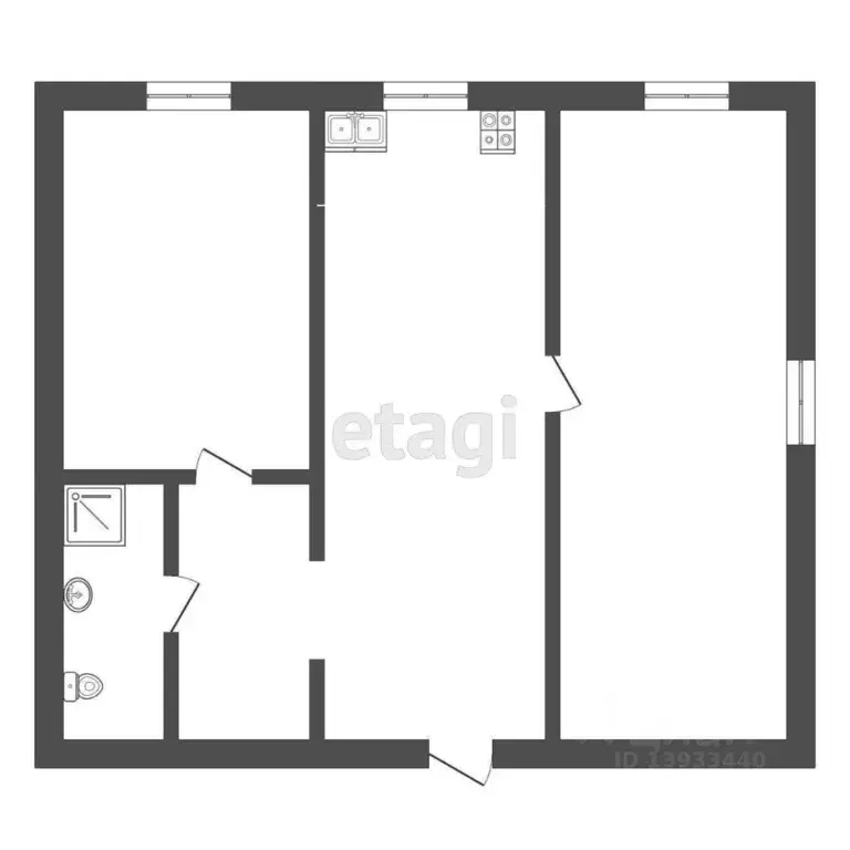 Дом в Свердловская область, Слободо-Туринский район, Усть-Ницинское ... - Фото 2