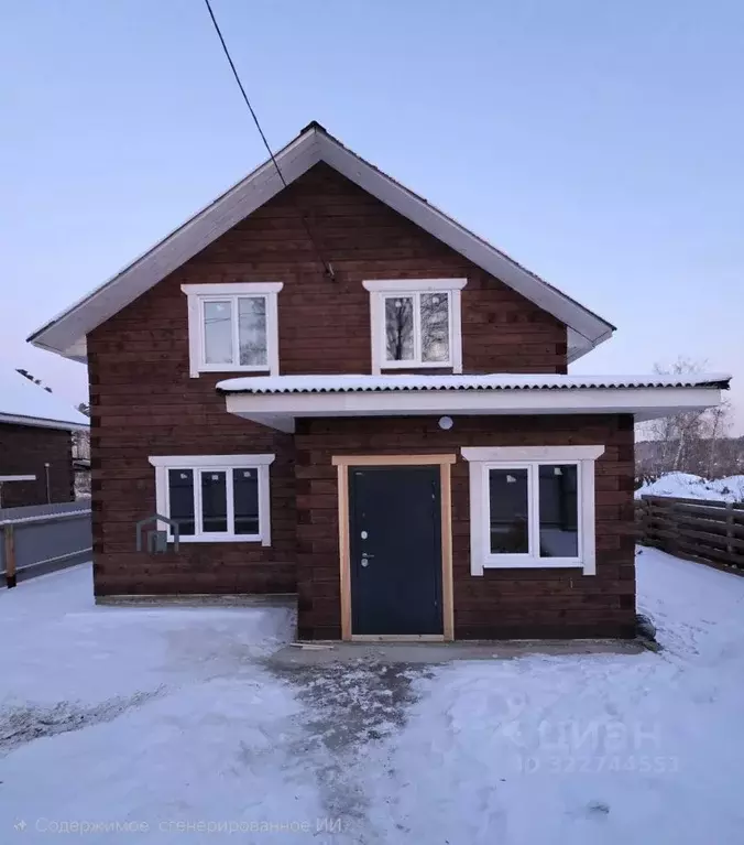 Дом в Иркутская область, Иркутский муниципальный округ, с. Смоленщина ... - Фото 1