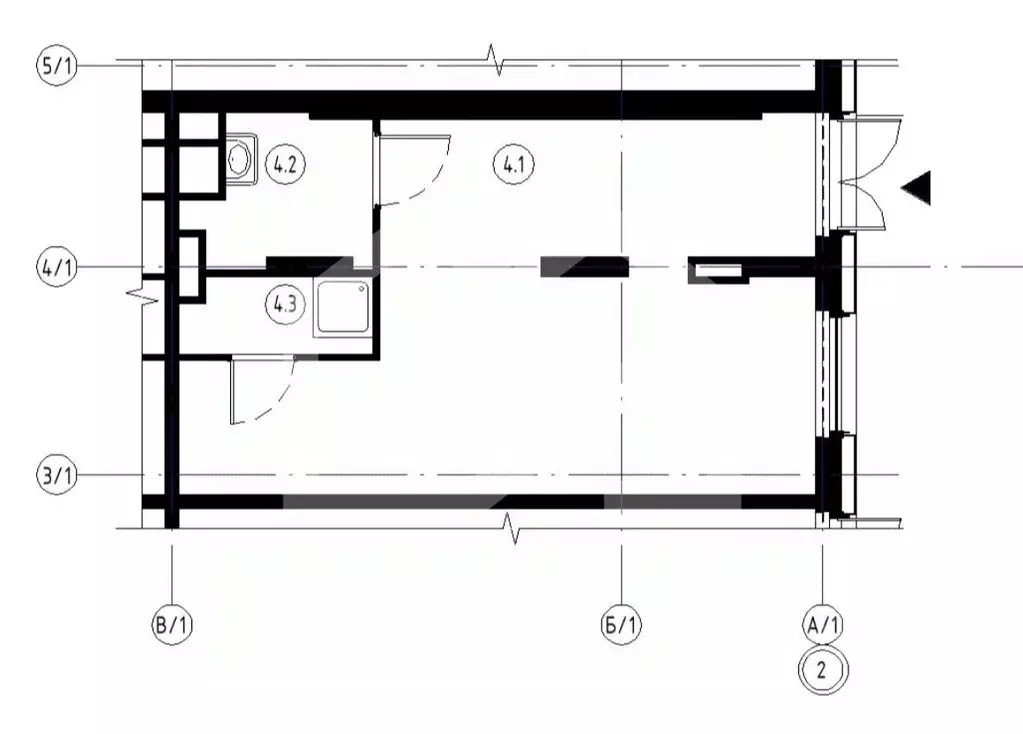 Помещение свободного назначения в Москва 3-я Гражданская ул., 1 (50 м) - Фото 2